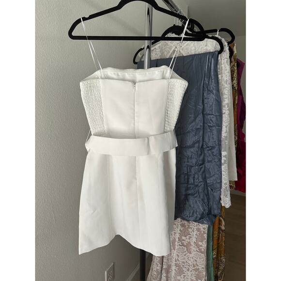 Amanda Uprichard Fae Dress in Ivory - Picture 7 of 9